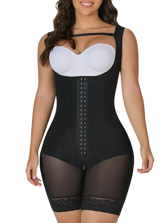 Fajas Colombianas Moldeadoras Shapewear Tummy Control for Women Butt Lifter with Zipper Crotch Faja Body Shaper