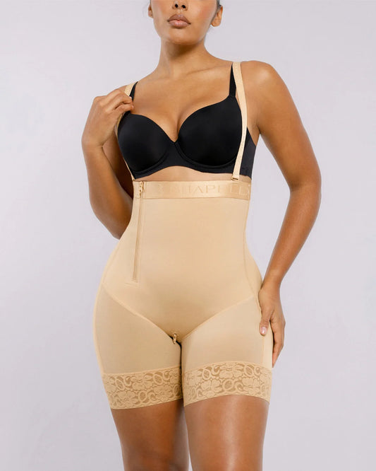 Postpartum Side Zipper Support Short